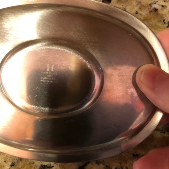 MID CENTURY MODERN Stainless Steel Gravy Boat with Black Wood Handle Vintage - Picture 14 of 16